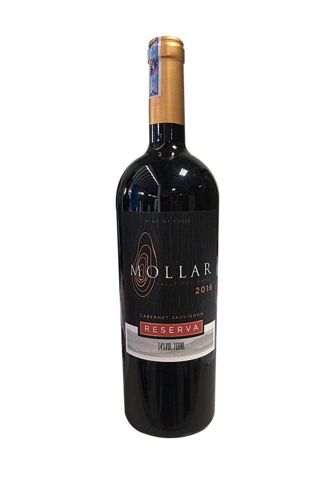 Rượu vang đỏ Chile Mollar - Cabernet Sauvignon (Reserva)